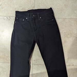 Vintage Levi's 511 Skinny Jeans Black - 30Wx32L